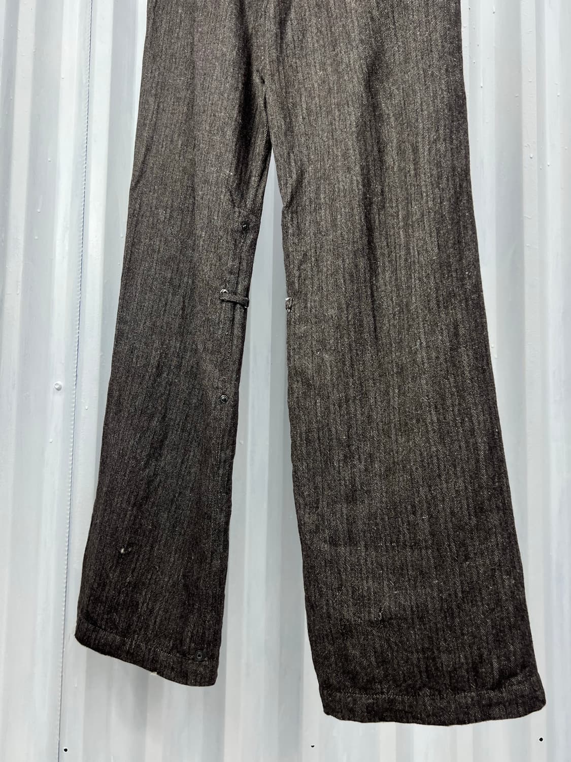 Black gold bondage pants 상품이미지5