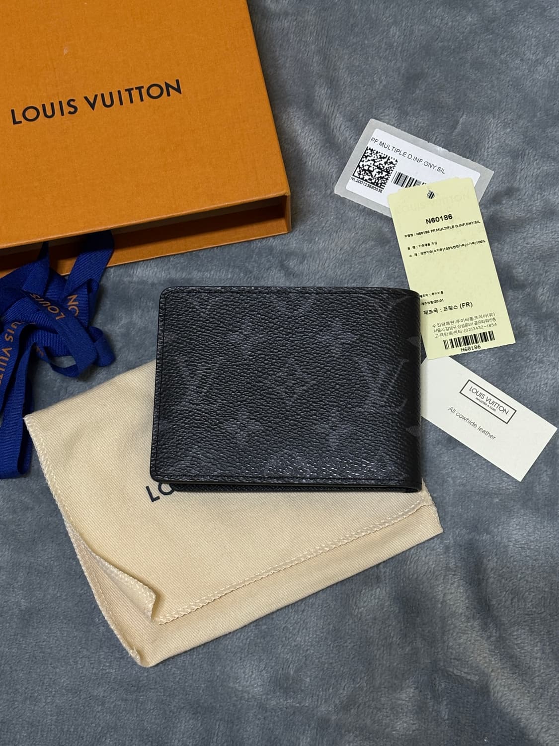 [새상품급] 루이비통 슬렌더 월렛 모노그램 이클립스 반지갑 상품이미지4