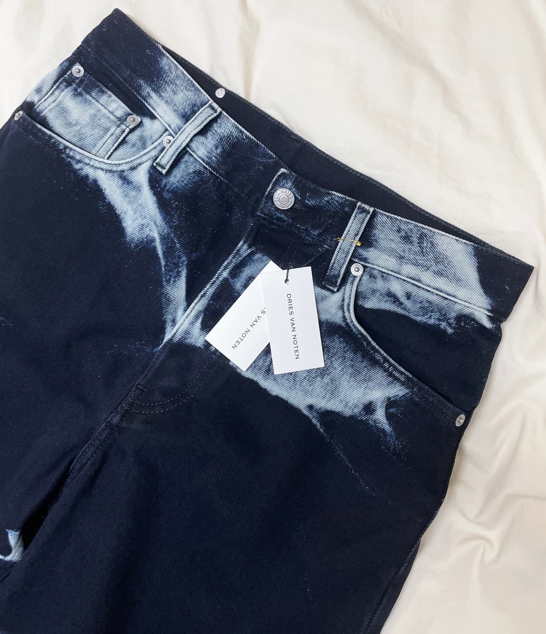 드리스 반 노튼 블리치 데님 진 상품이미지3