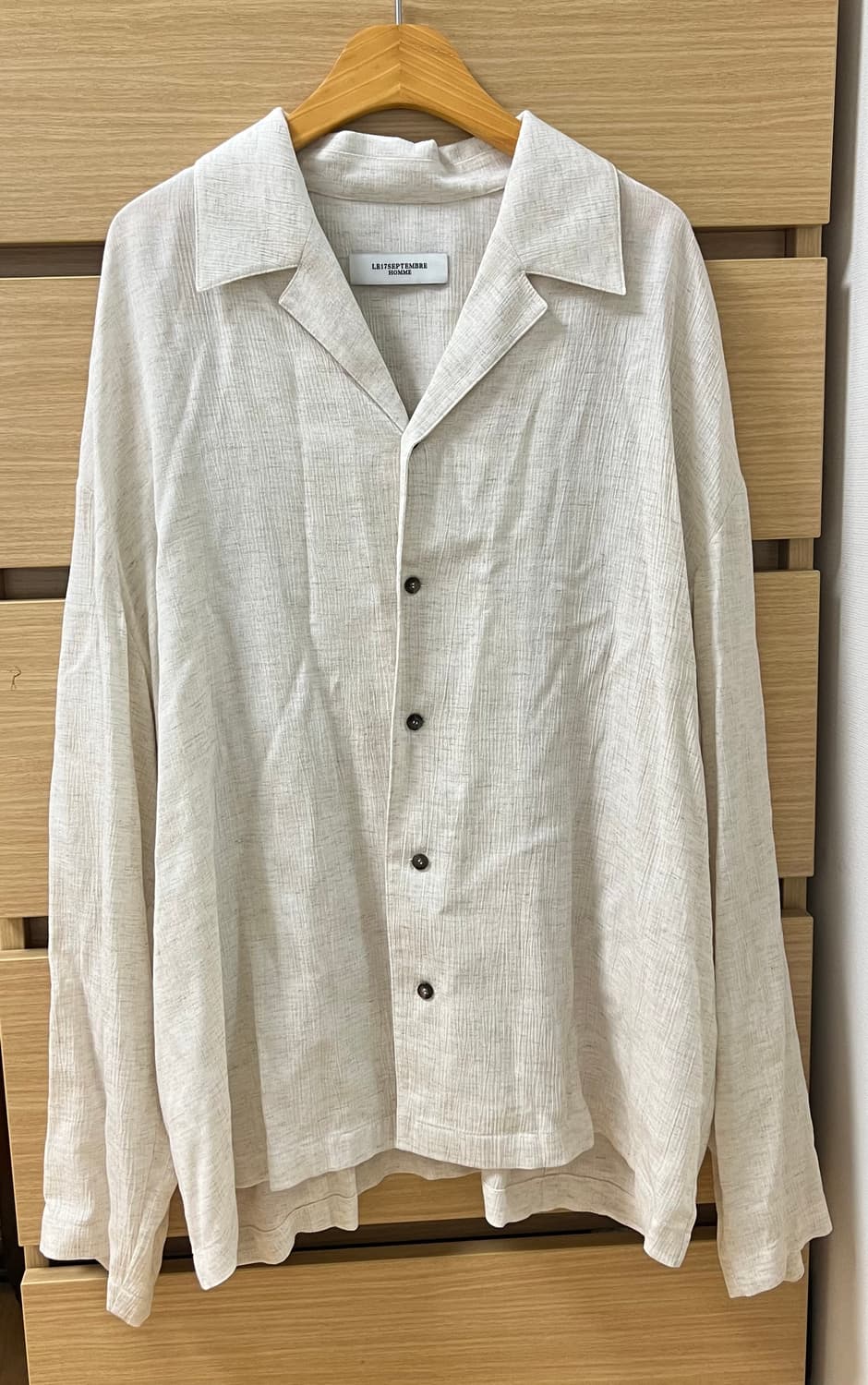 르셉템버(LE17SEPTEMBRE) 린넨 셔츠반바지 셋업 상품이미지1