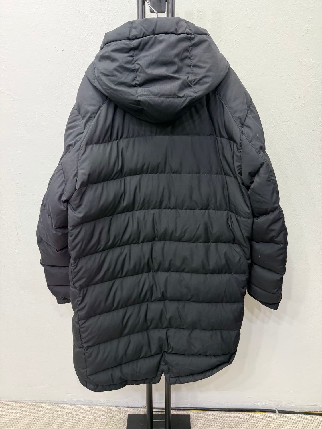 정품) 나이키 남성 블랙 롱패딩 XXL 상품이미지4