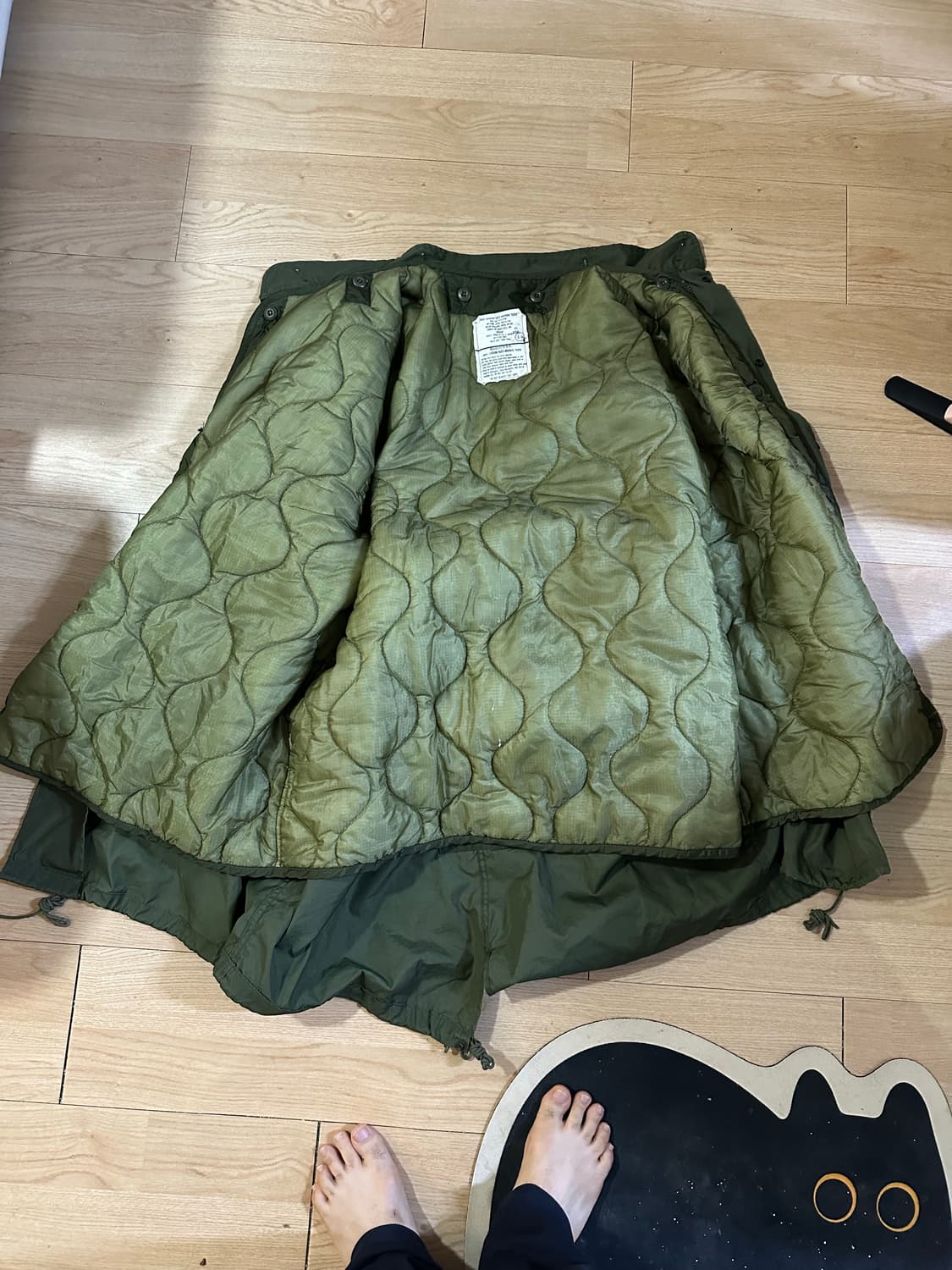 m65 피쉬테일 개파카 오리지널 데드스탁 m 상품이미지2