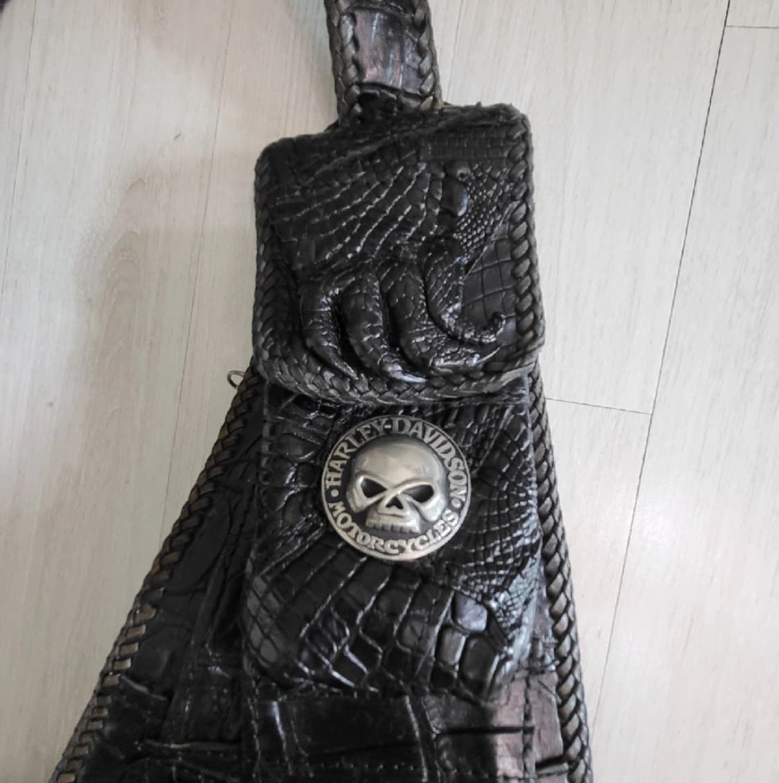 할리데이비슨 가죽 슬링백 상품이미지3
