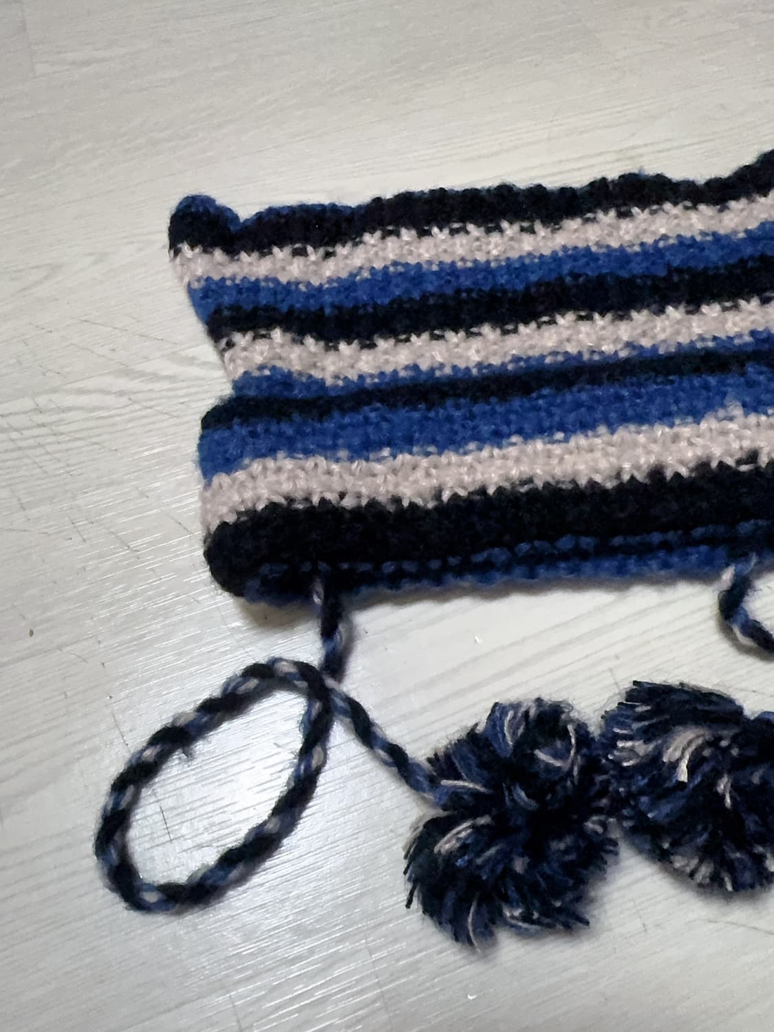 빈티지 서브컬쳐 아노깔 아노착용 폼폼 네코비니 상품이미지5