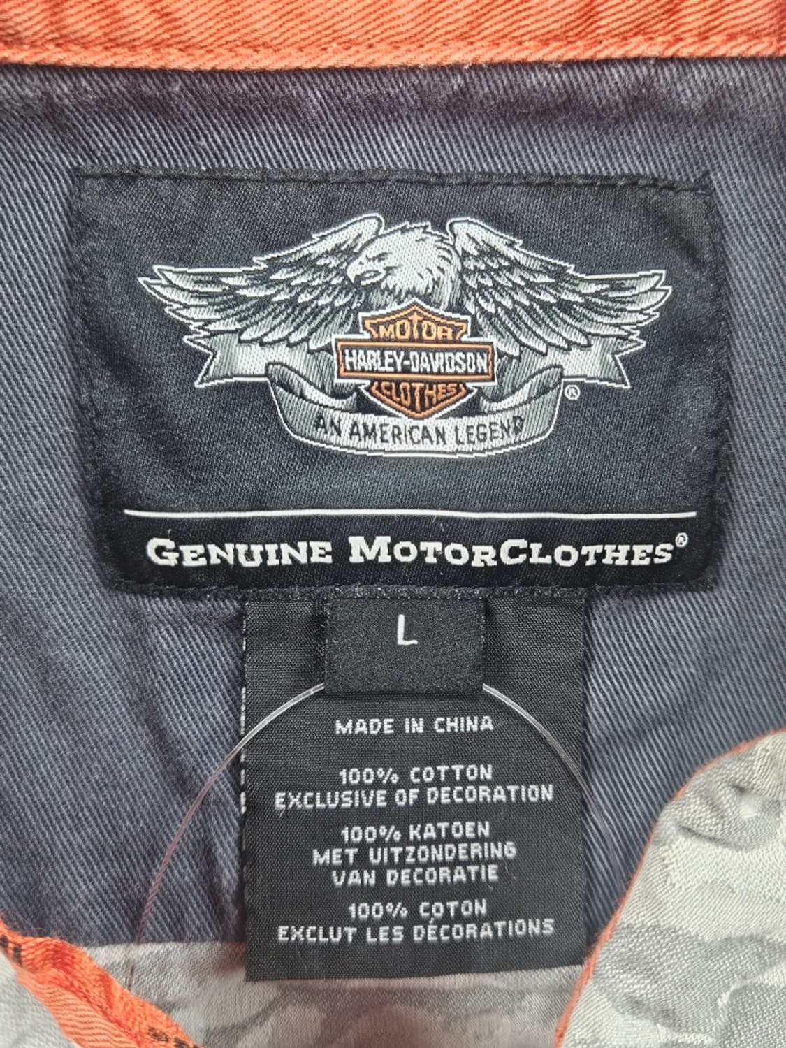 할리데이비슨 카모플라쥬 패턴 바이커 셔츠 ( L ) / 11465 상품이미지9