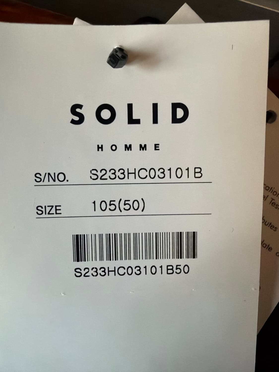 솔리드옴므 헤링본 코트 상품이미지4