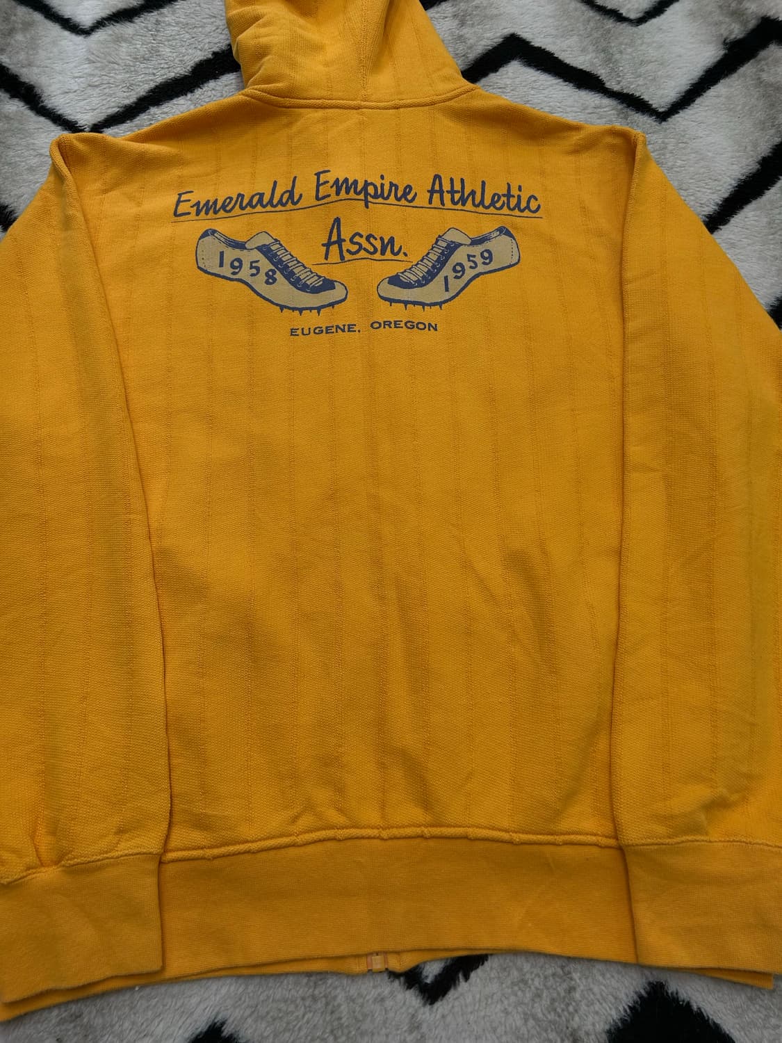 [L]나이키90s Oregon 오버핏 후드집업/엘로우머스타드 상품이미지4