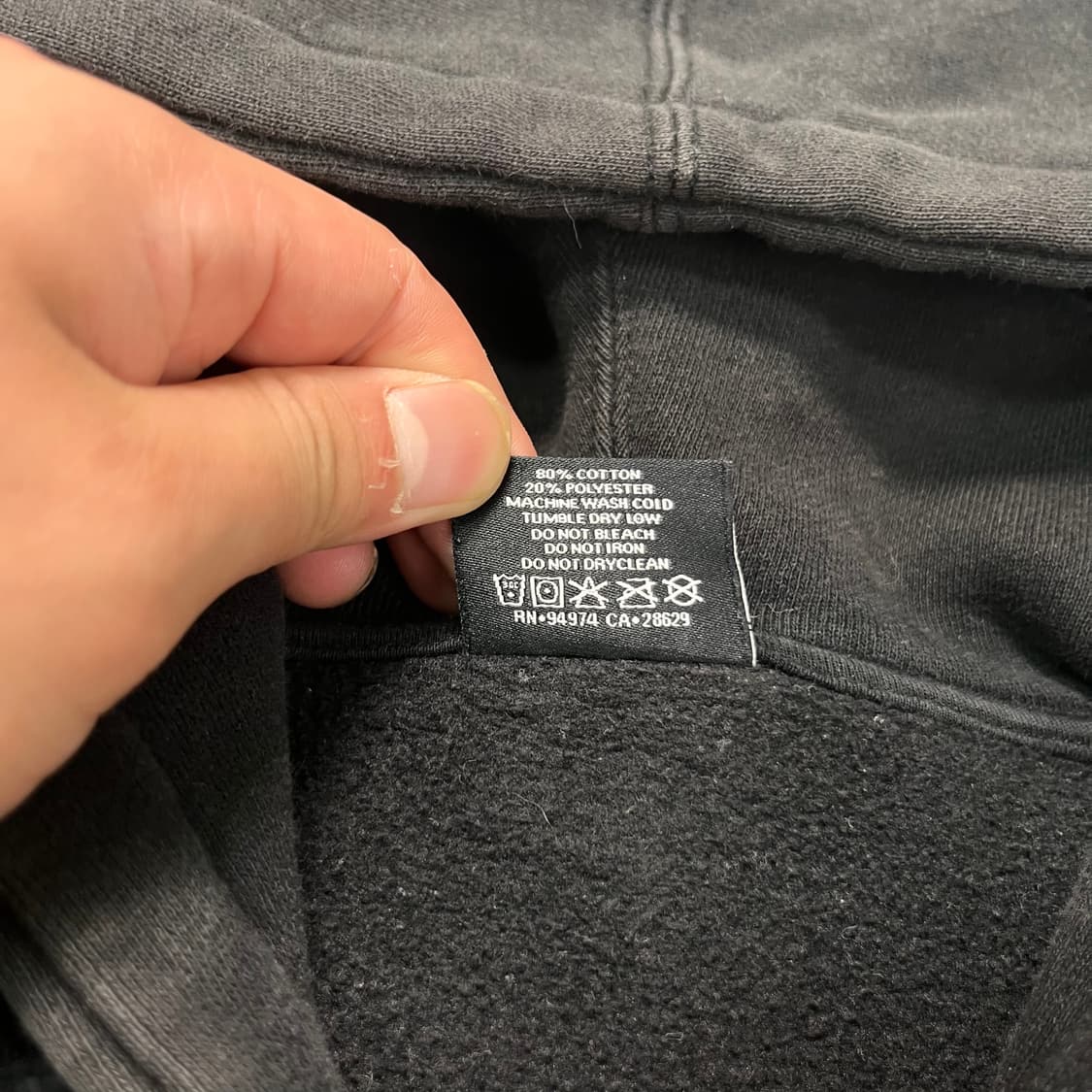 100 스투시 베이직 후드집업 상품이미지4