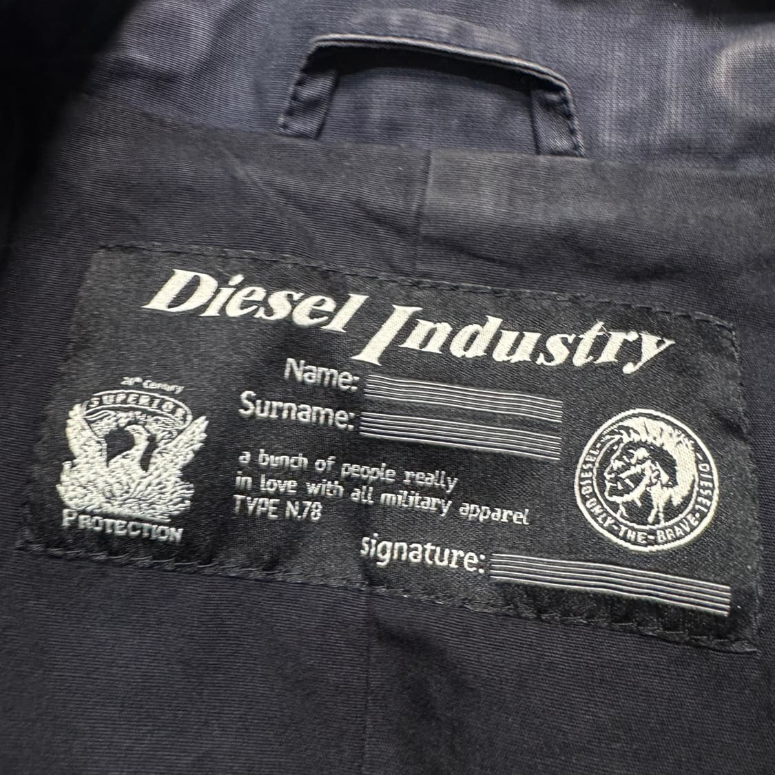 Name : 디젤 엘보우패치 집업 버튼 빈티지데미지 자켓 :)  상품이미지6