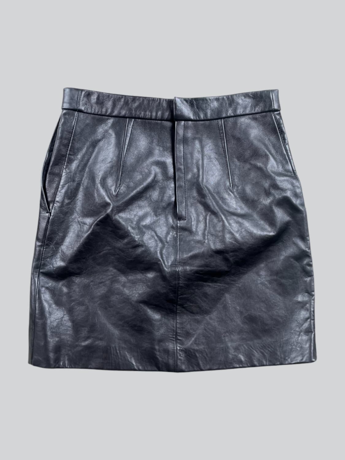 UNITED ARROWS  리얼레더 스커트 상품이미지3