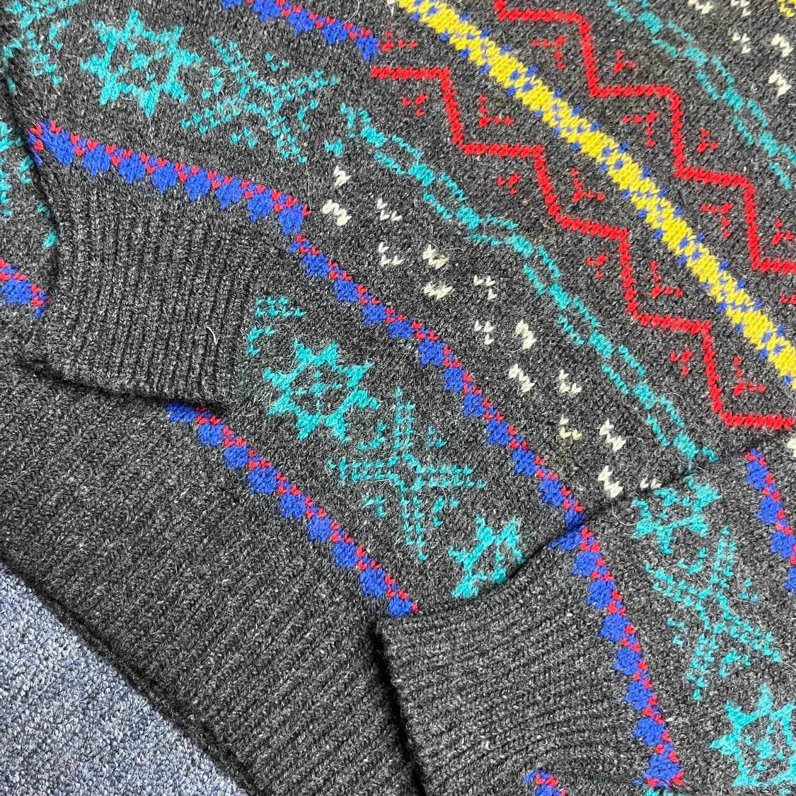 90s royal north mills 울 혼방 니트 상품이미지3