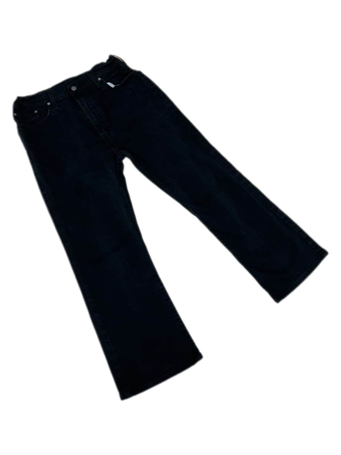 리바이스 527 로우 부츠컷 블랙 워싱 데님팬츠 상품이미지1