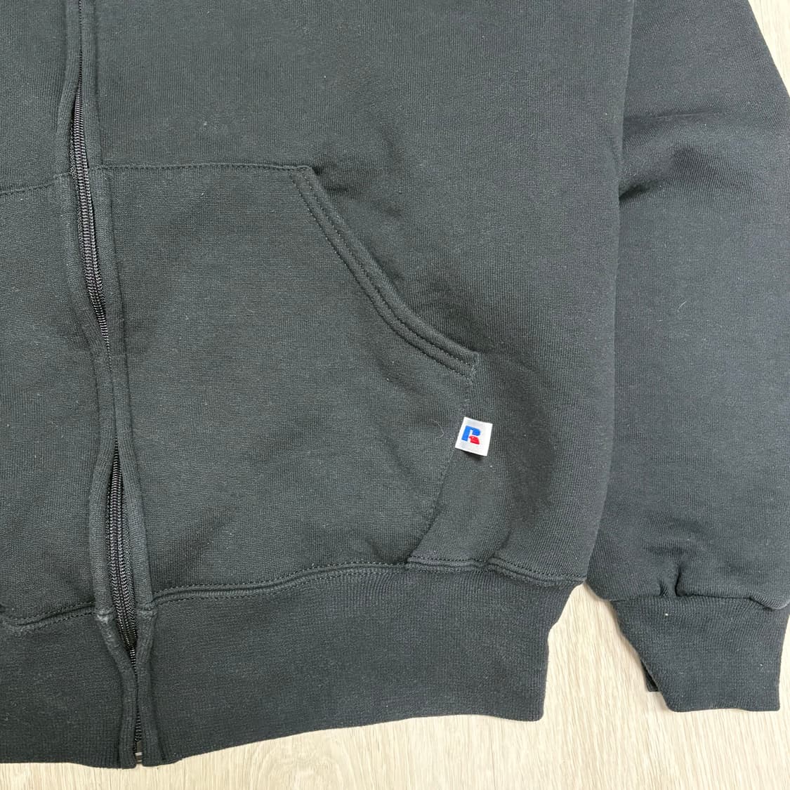 🇲🇽 00s 러셀 후드집업 블랙 상품이미지5