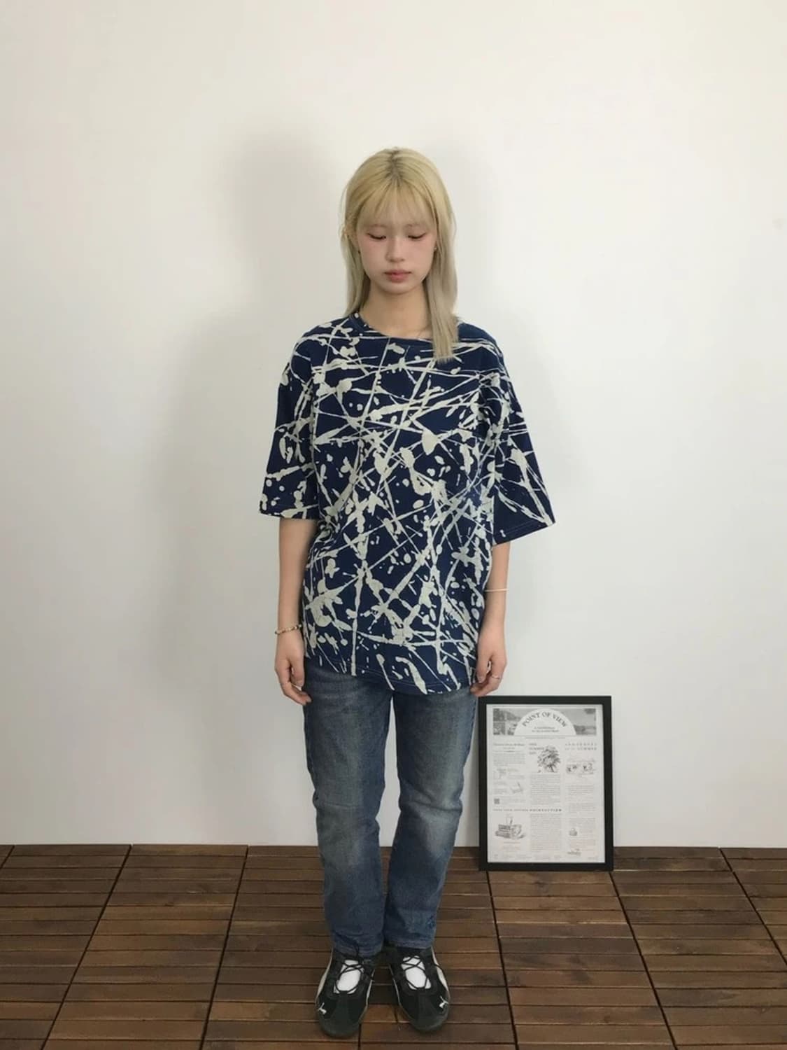 United Athle Paint Splatter Graphic Tee 상품이미지1