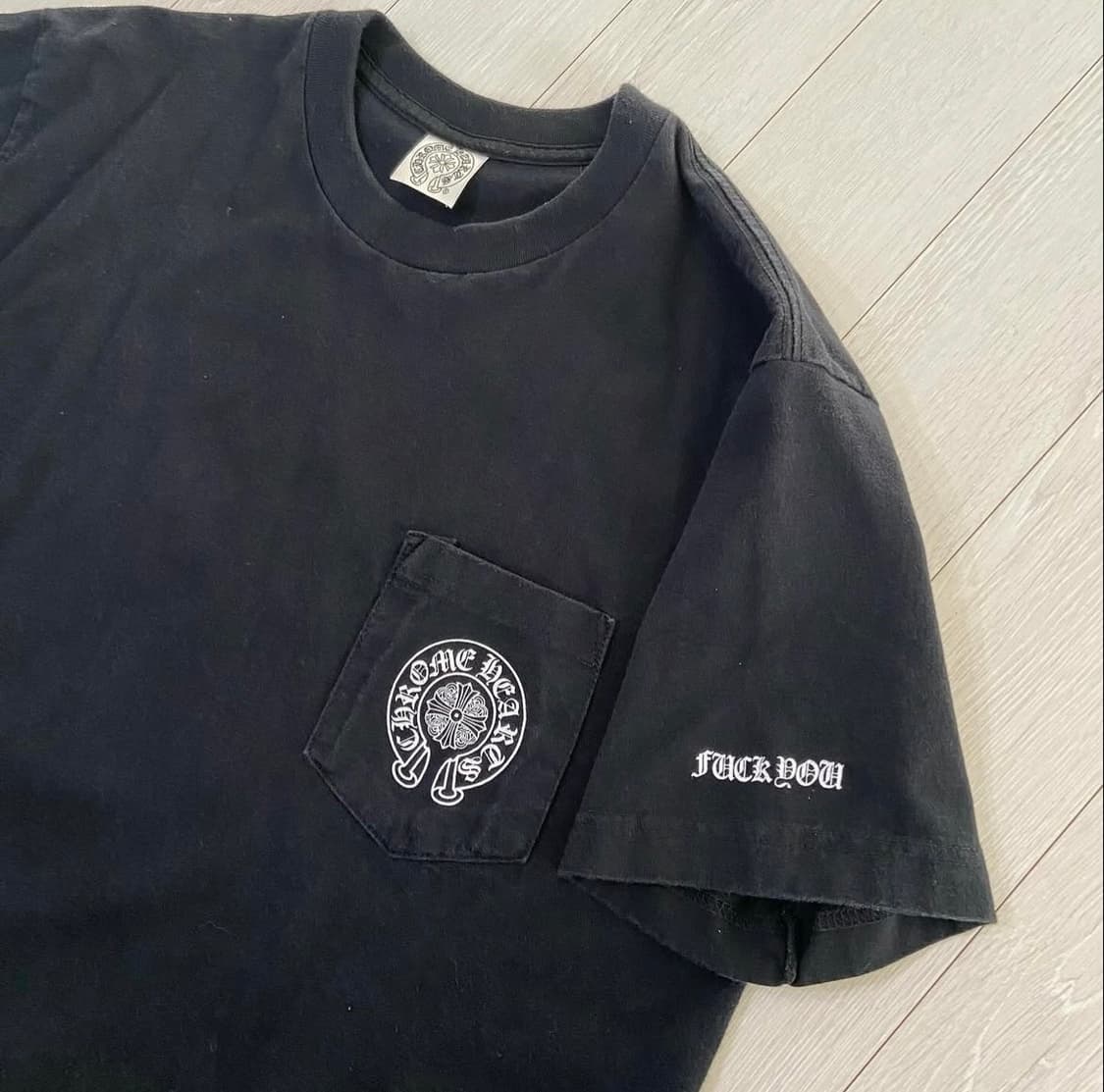 [L] 90s~00s 크롬하츠 세메터리 크로스 티셔츠 상품이미지3