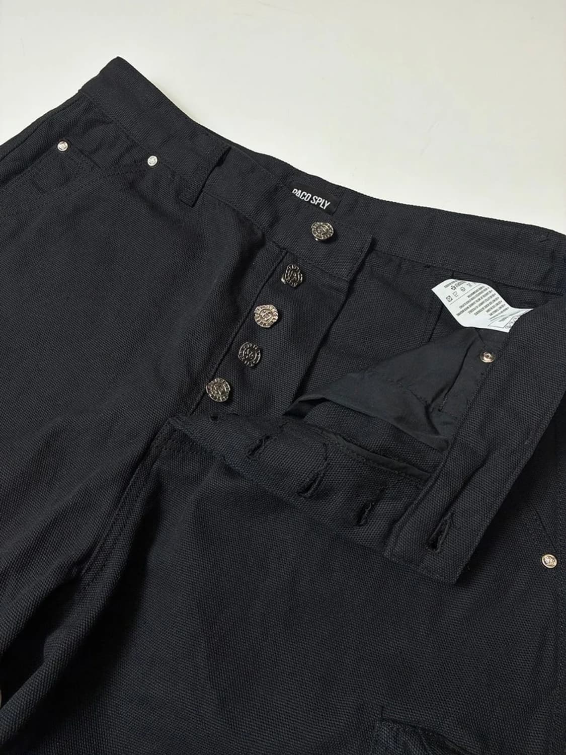 파코서플라이 올데이 카고 팬츠 블랙 PN8871 상품이미지3