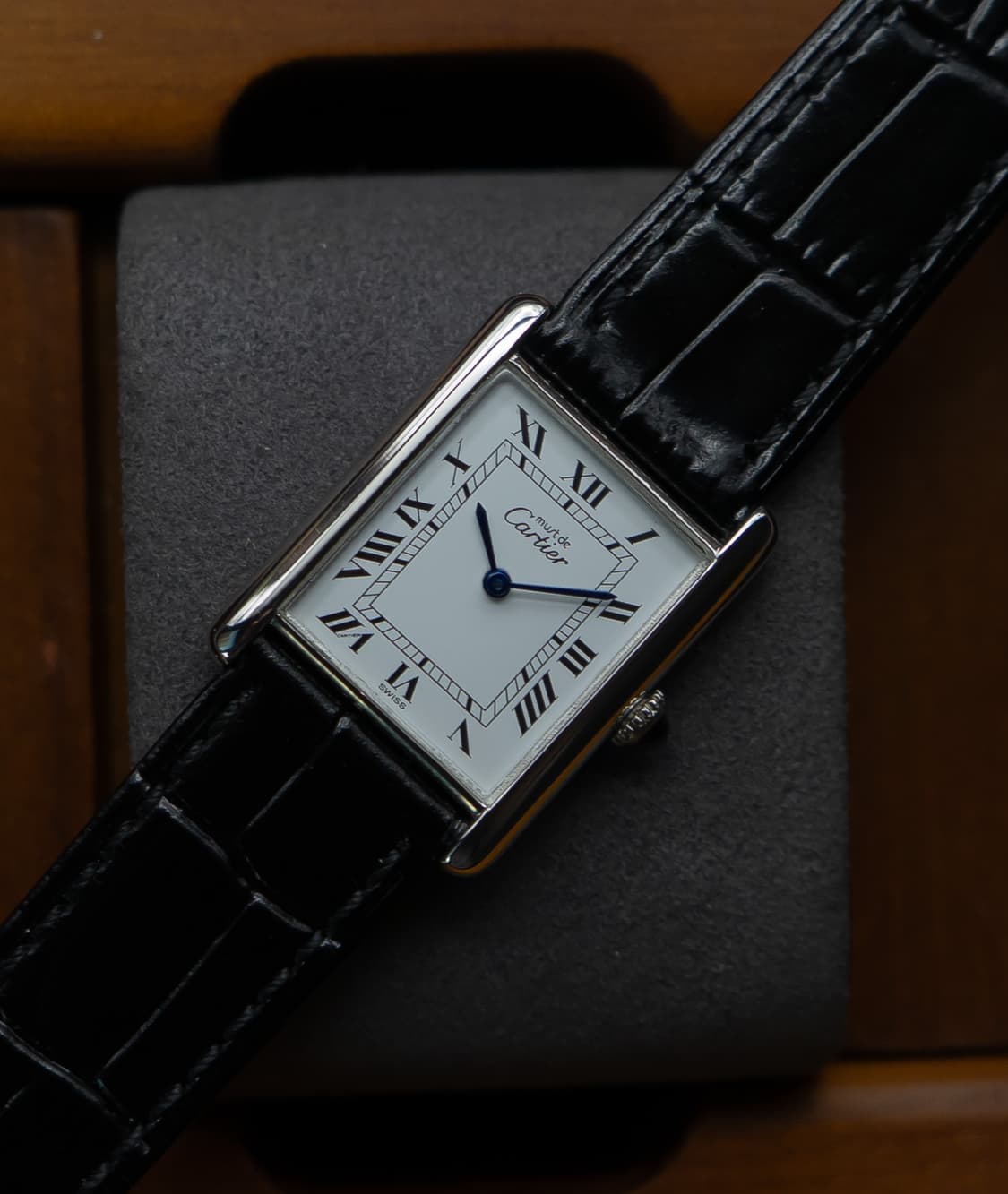 까르띠에 머스트 탱크 lm 수동 시계 상품이미지1
