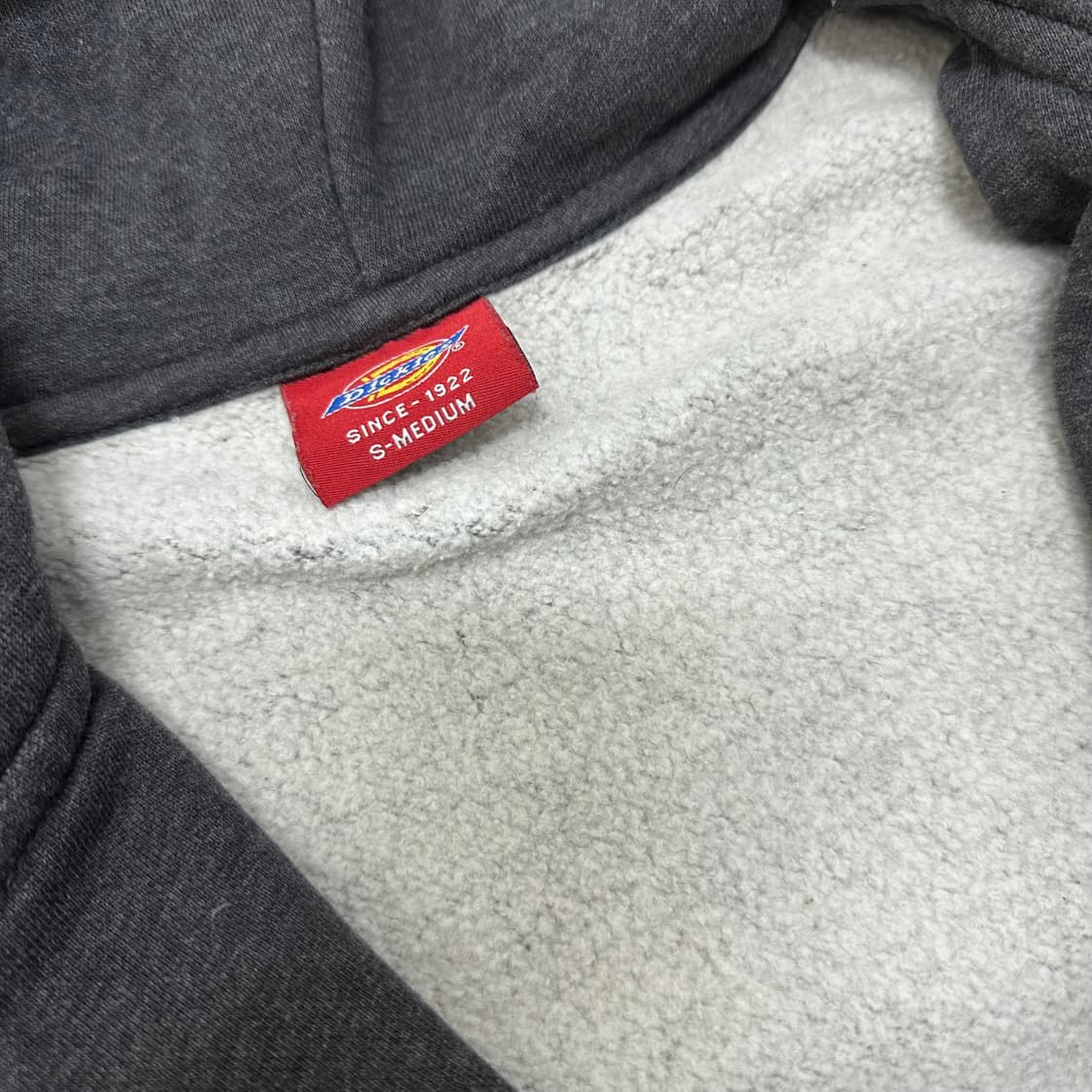 Dickies 디키즈 기모 후드집업 차콜 M 상품이미지7