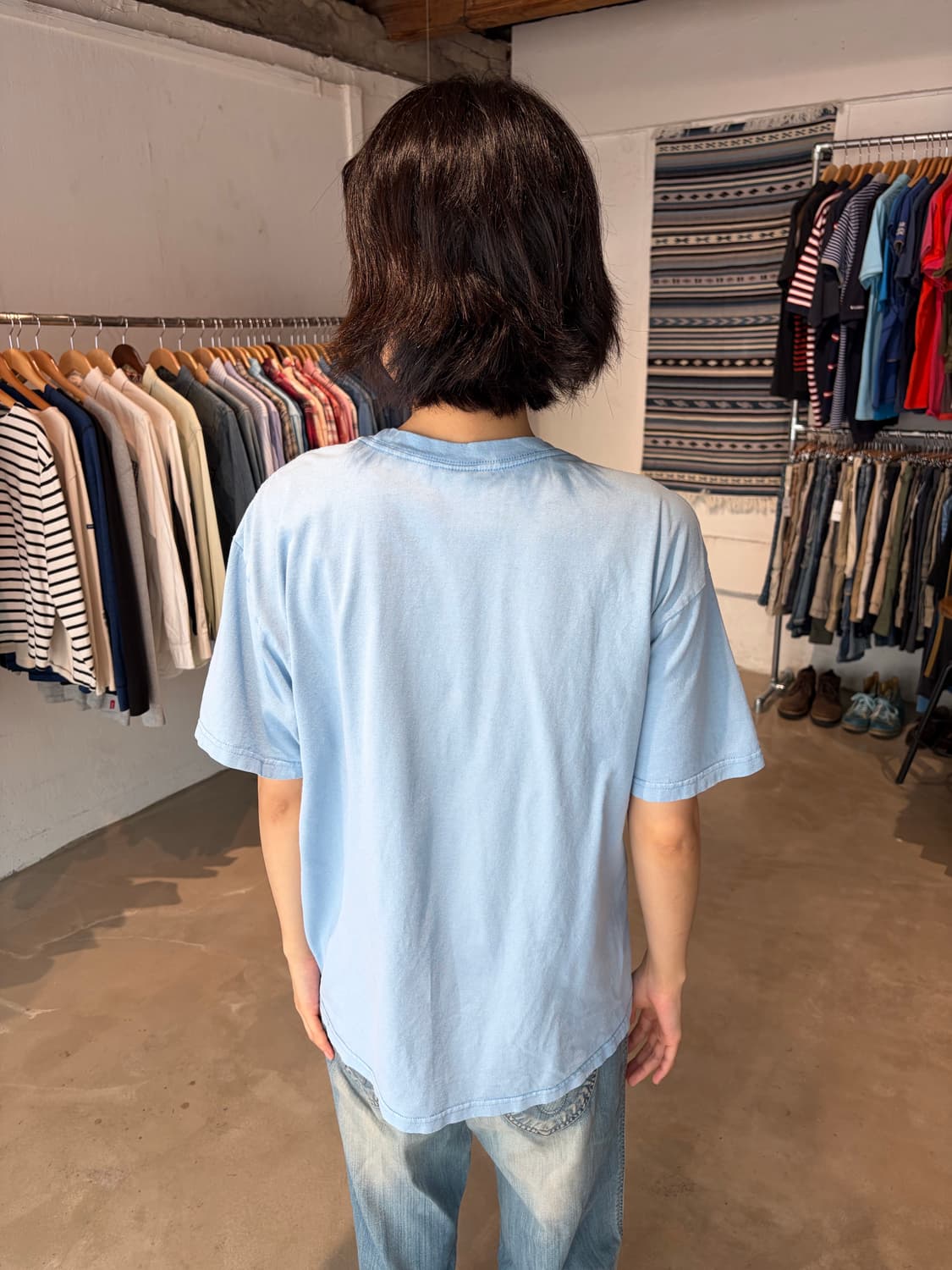 Nautica Jeans Company 블루 티셔츠 M 상품이미지3