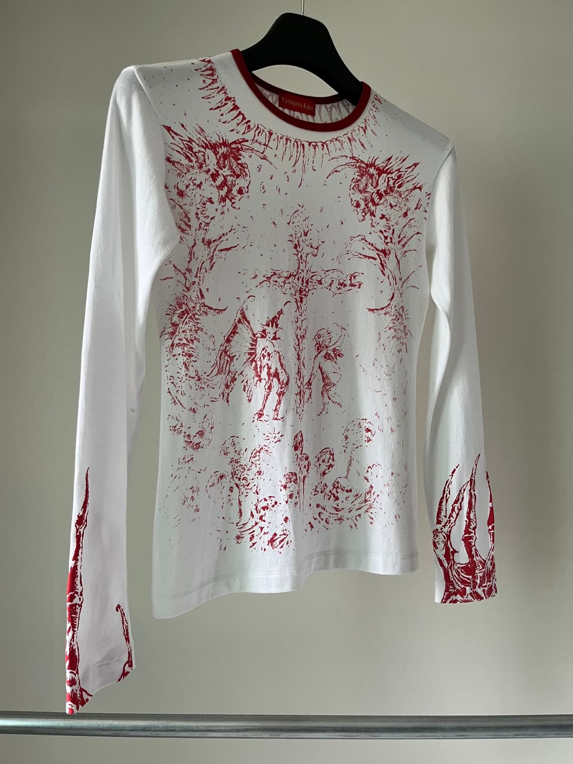 Yasuyuki Ishii Cross Design Printed LS 상품이미지2