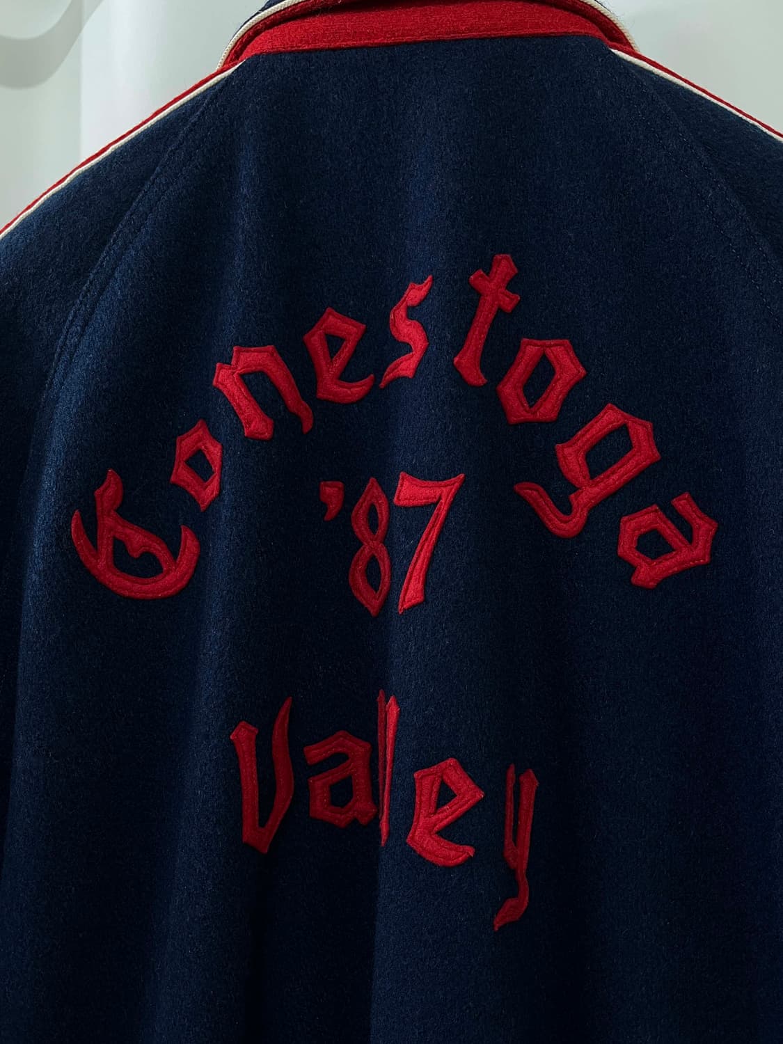 80's Vintage Conestoga Valley 울 바시티 자켓 상품이미지8