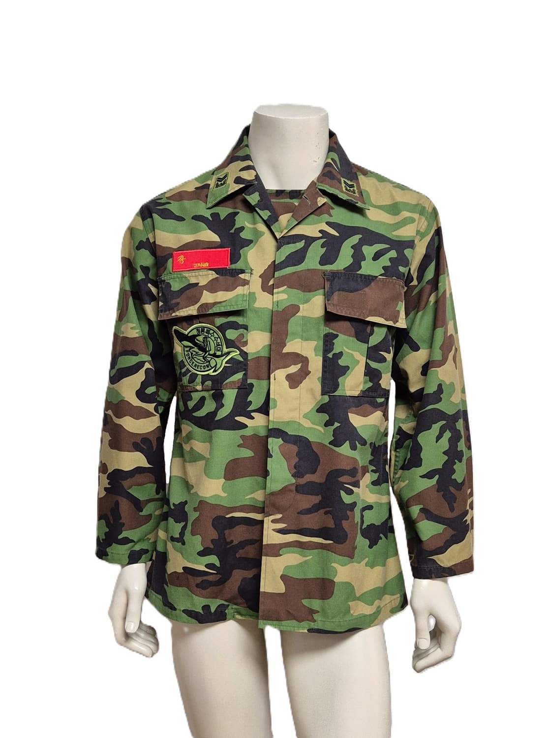 해병대 구형 청룡특수수색대 중사 후기형 동계 전투복 상의 자켓 (L) 상품이미지1