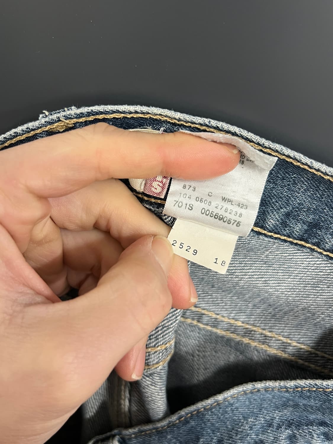 00‘s Levis 리바이스 569 루즈 스트레이트 데님 팬츠 상품이미지8