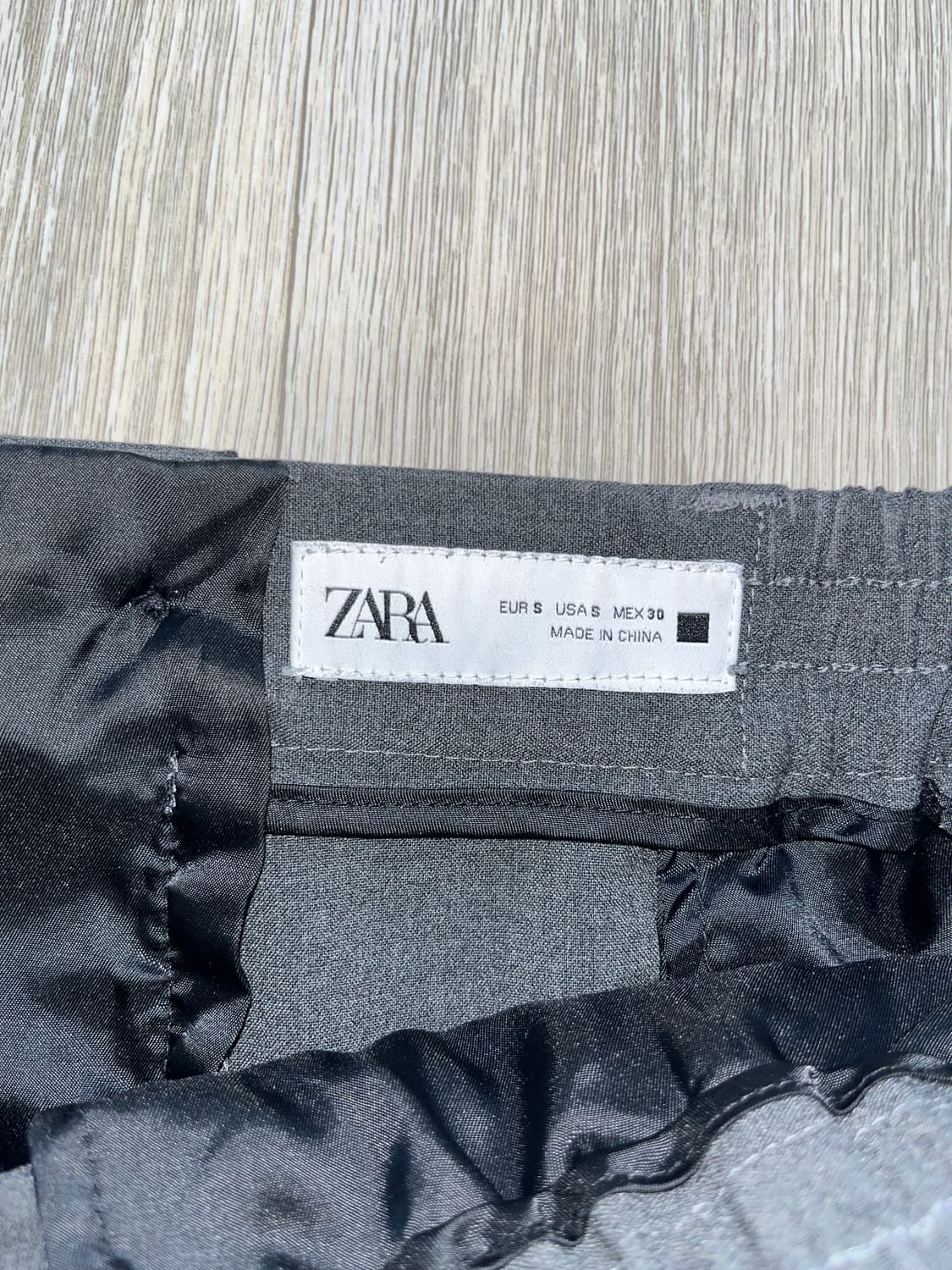 Zara 그레이 맨즈 와이드 슬랙스 30 S 상품이미지4