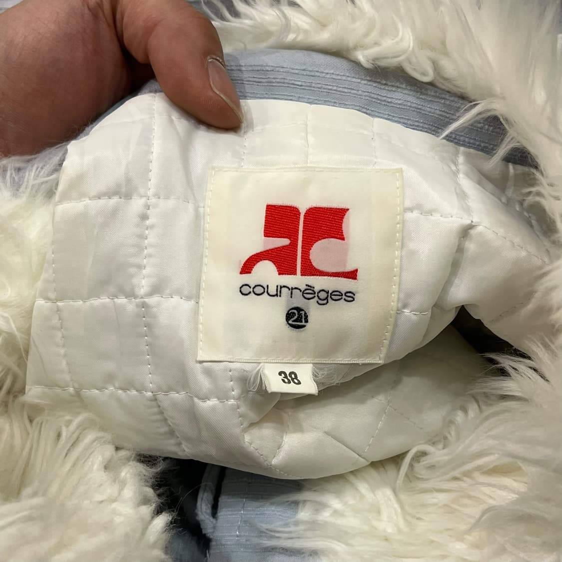  꾸레쥬 퍼 무스탕 코트 y14178 상품이미지8