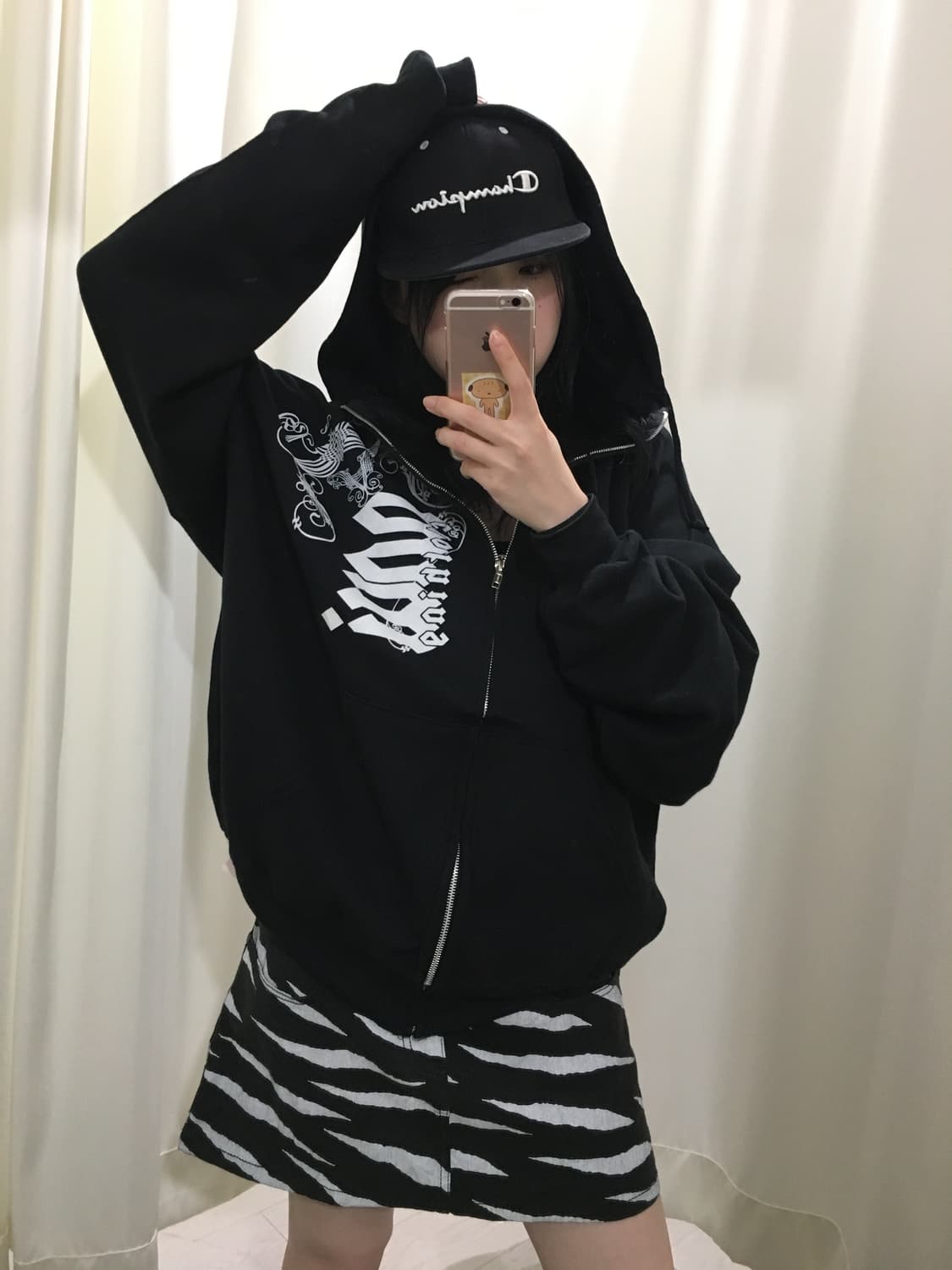 y2k 지브라 스커트 상품이미지4
