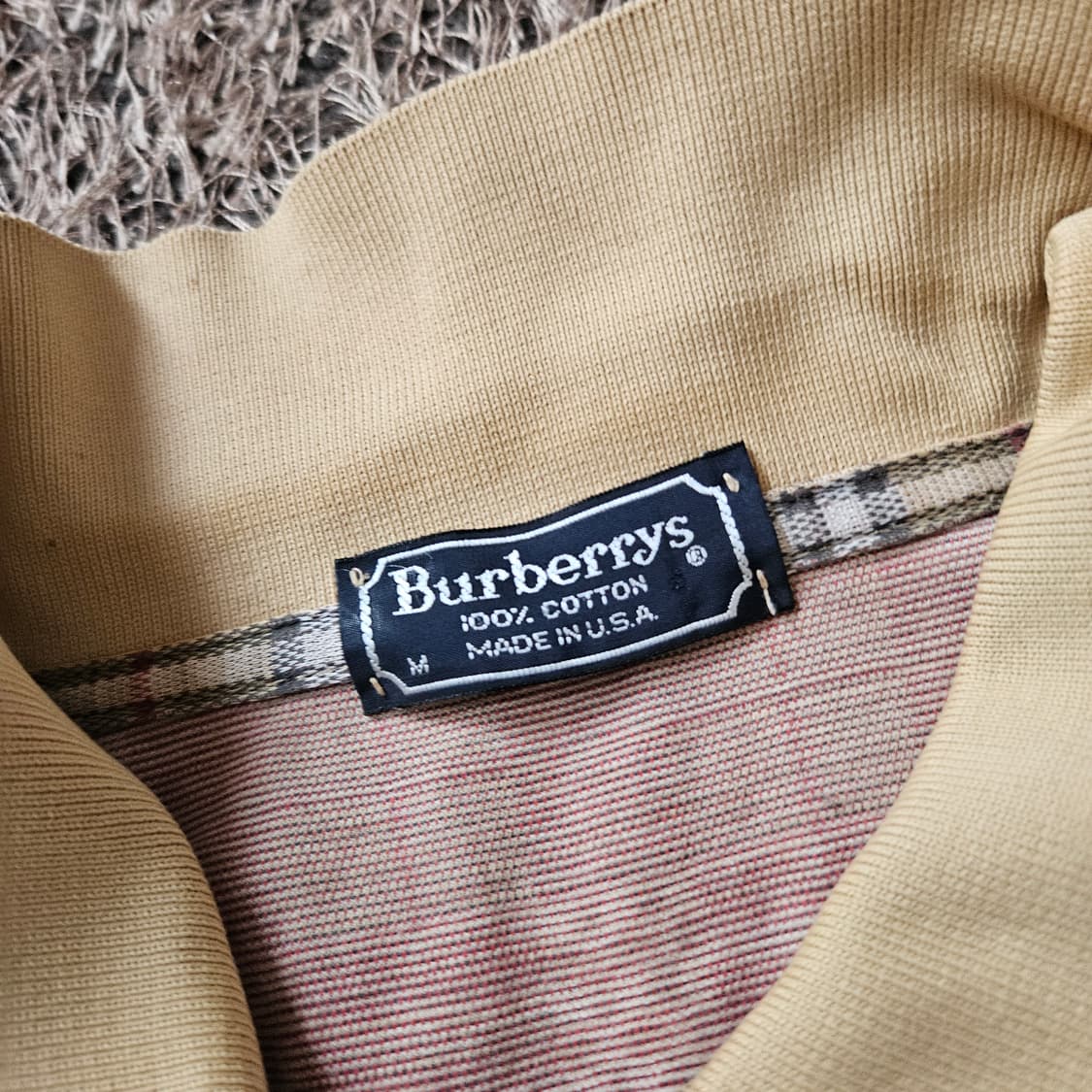 Burberrys in USA 90's 빈티지 노바체크 3버튼 티셔츠 상품이미지8