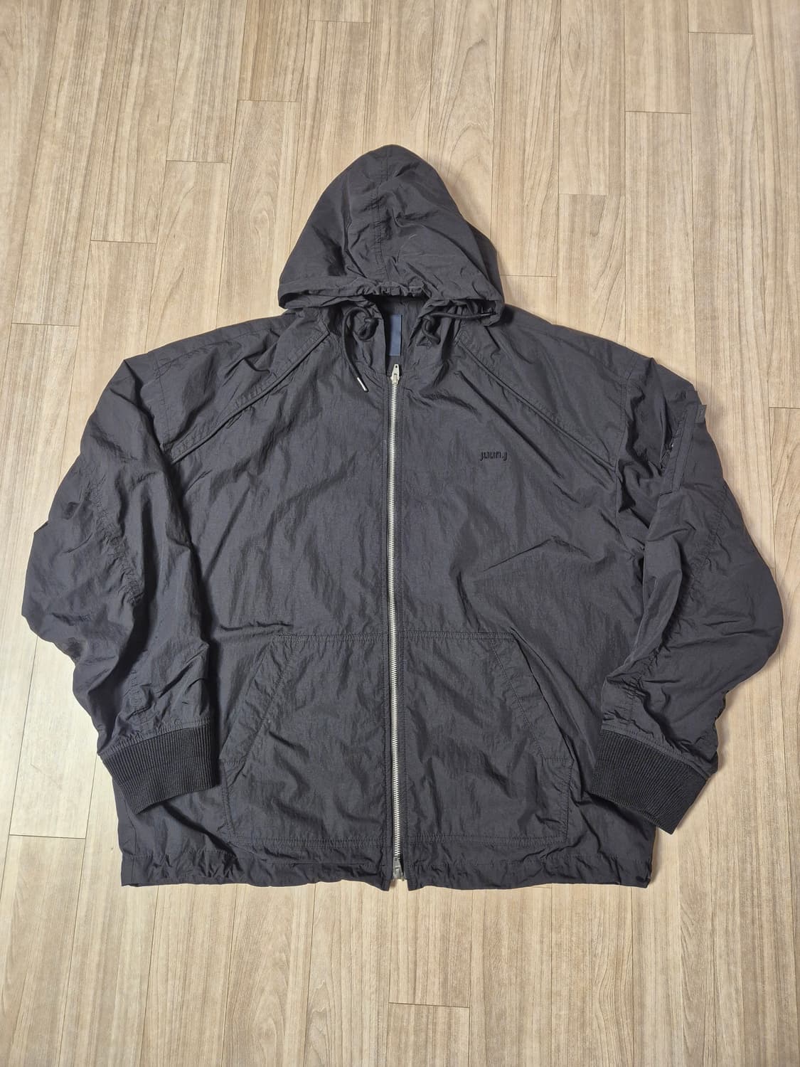 준지 나일론 MA-1 후드 집업 상품이미지1