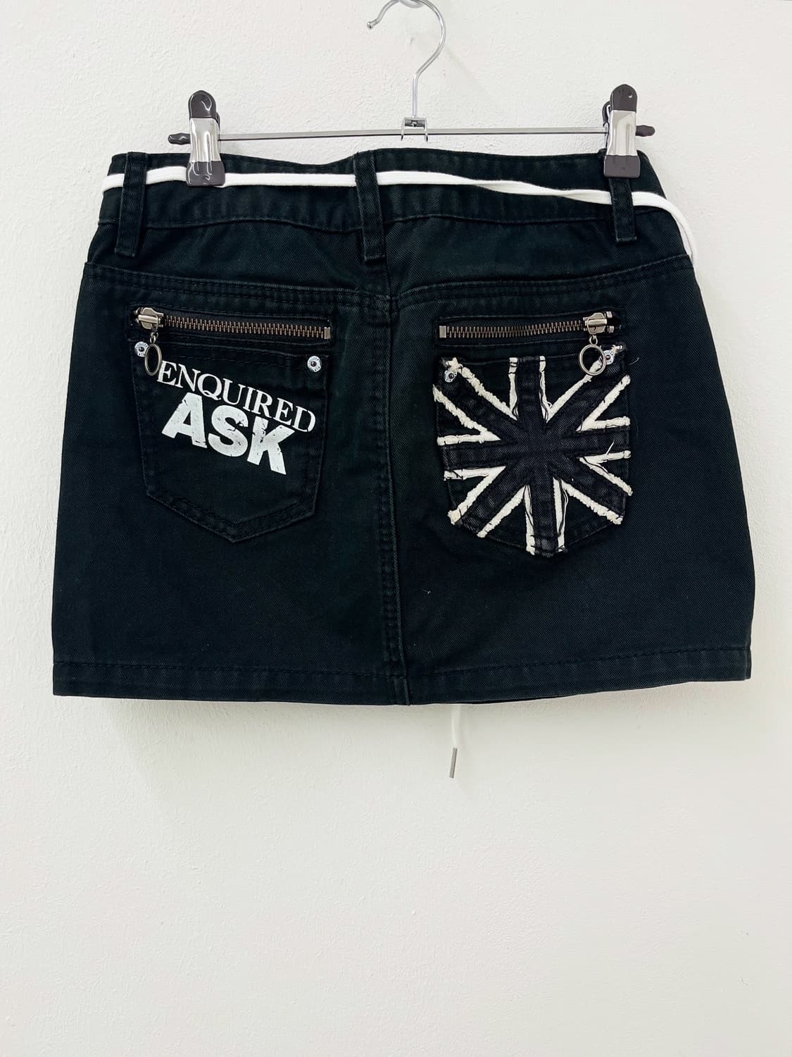 ASK zebra point denim skirt 상품이미지4