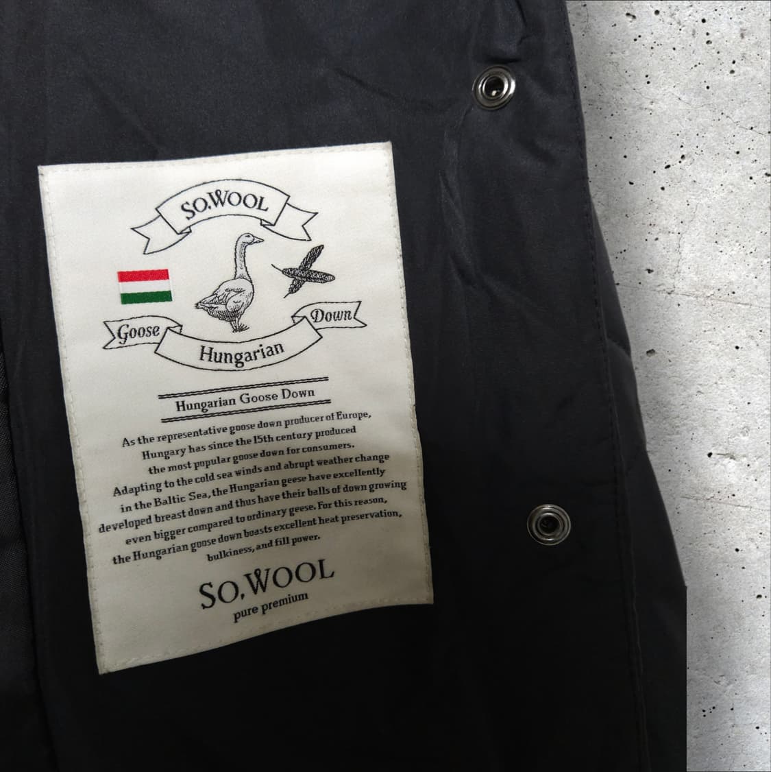 소울 구스다운 푸퍼 패딩 (95/M) 상품이미지5