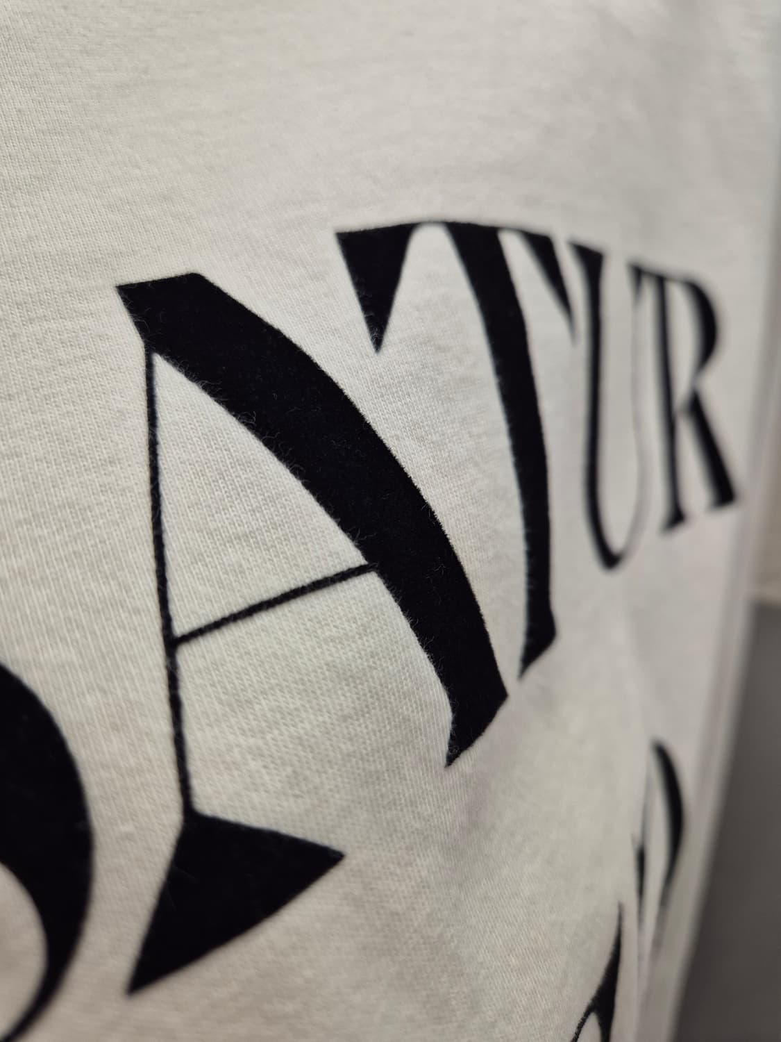 세터 SATUR 반팔 티셔츠 L 아이보리 상품이미지5