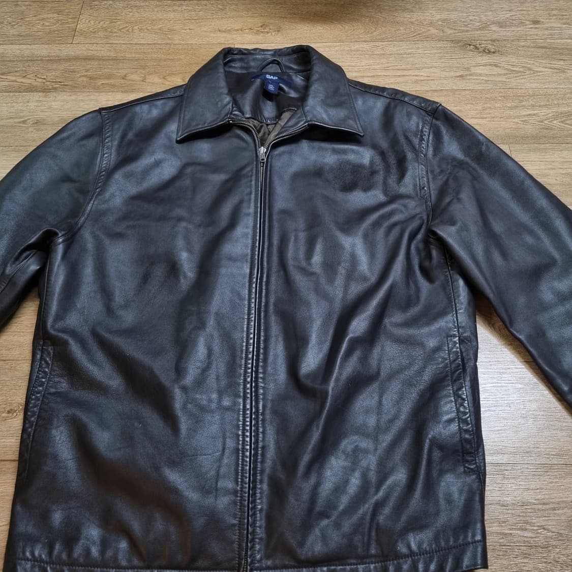 올드갭  브라운레더자켓 xxl 상품이미지3