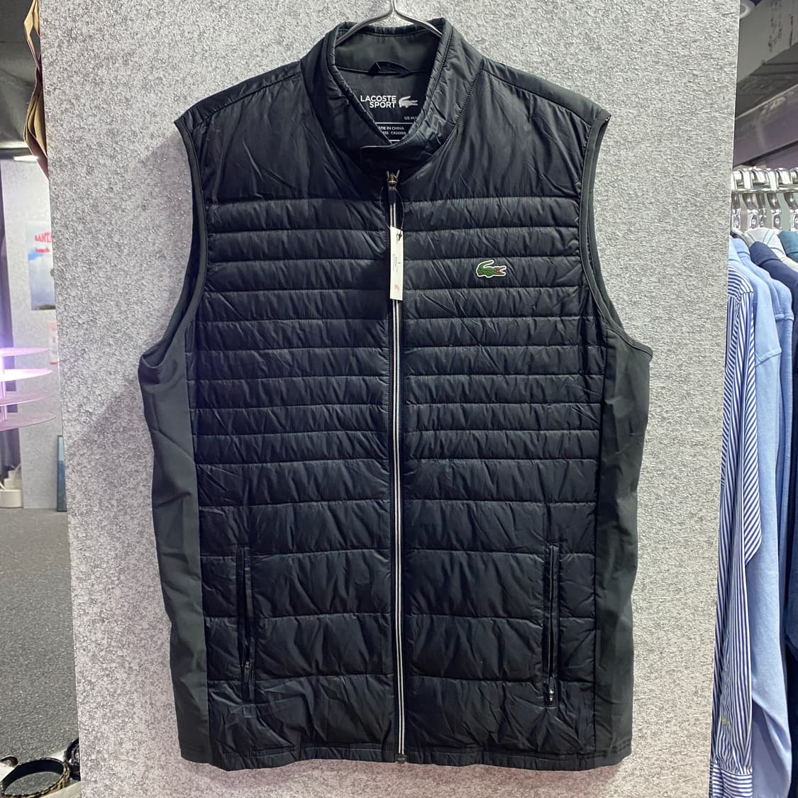 라코스테 스몰로고 나일론 경량 베스트 b3374 상품이미지2
