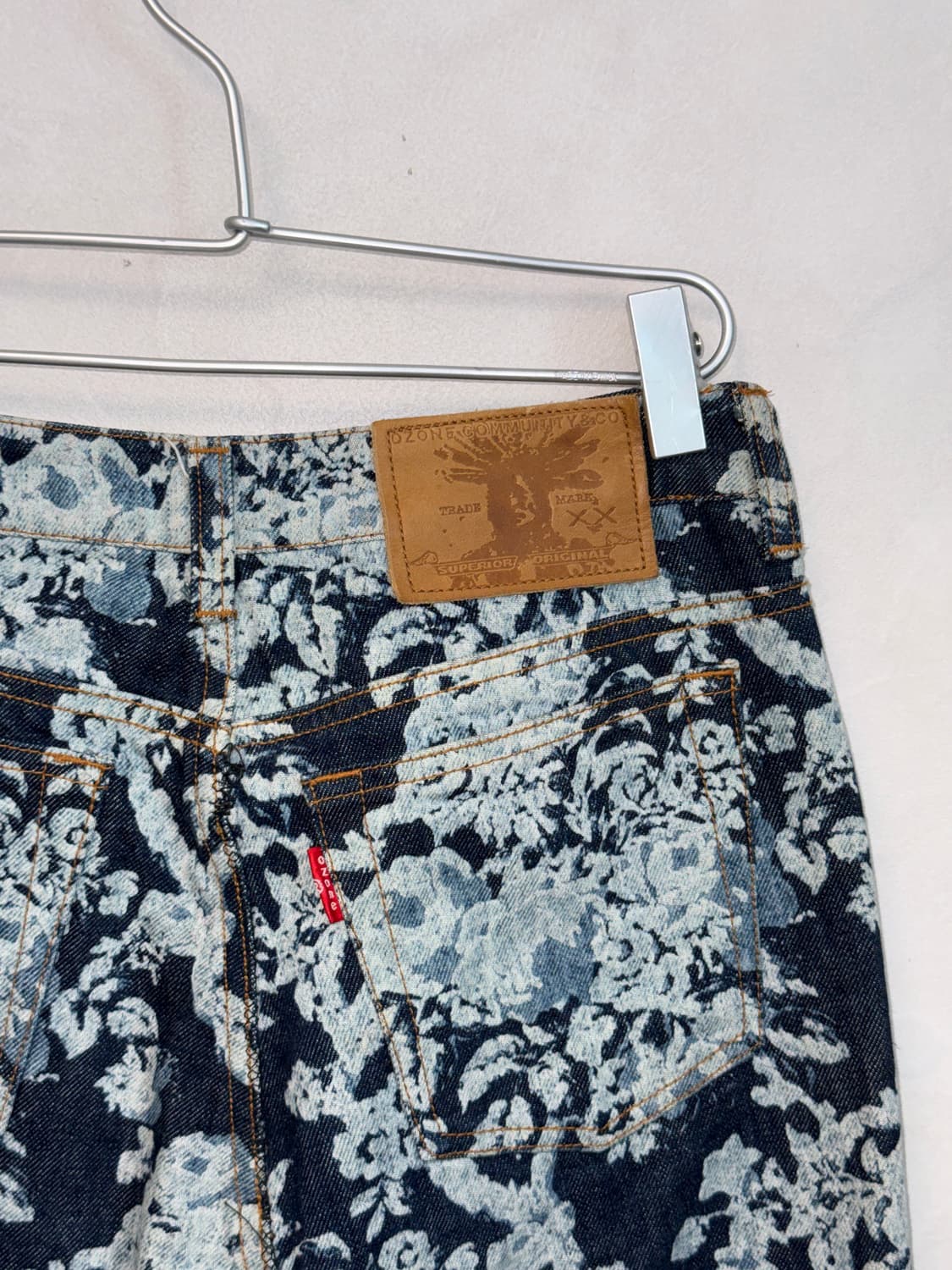 Ozone Community denim oriental flower sk 상품이미지5