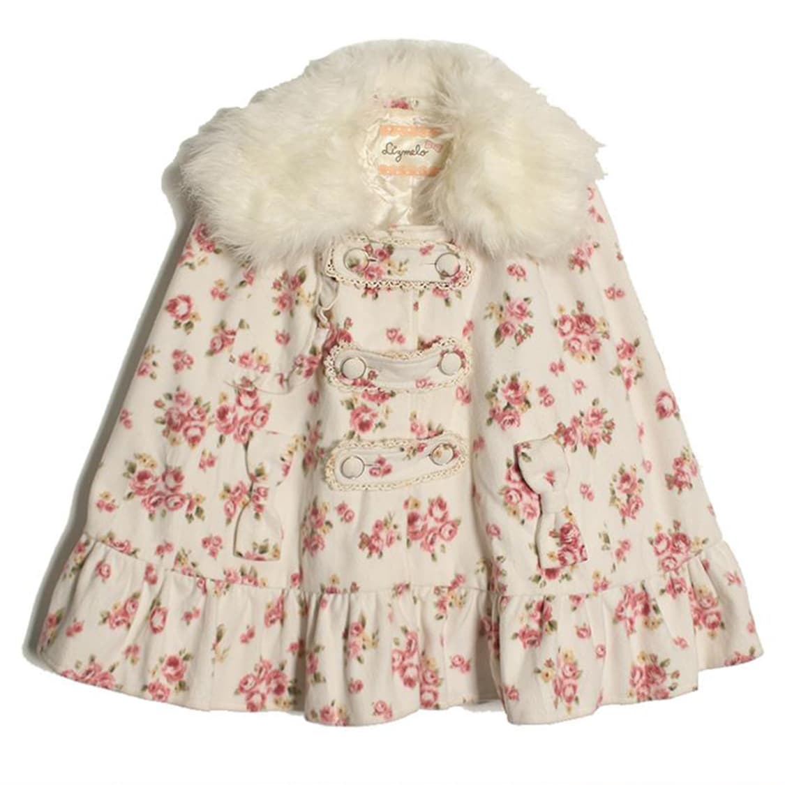 리즈리사 리즈멜로 히메갸루 플로럴 판초 핀터깔 상품이미지1