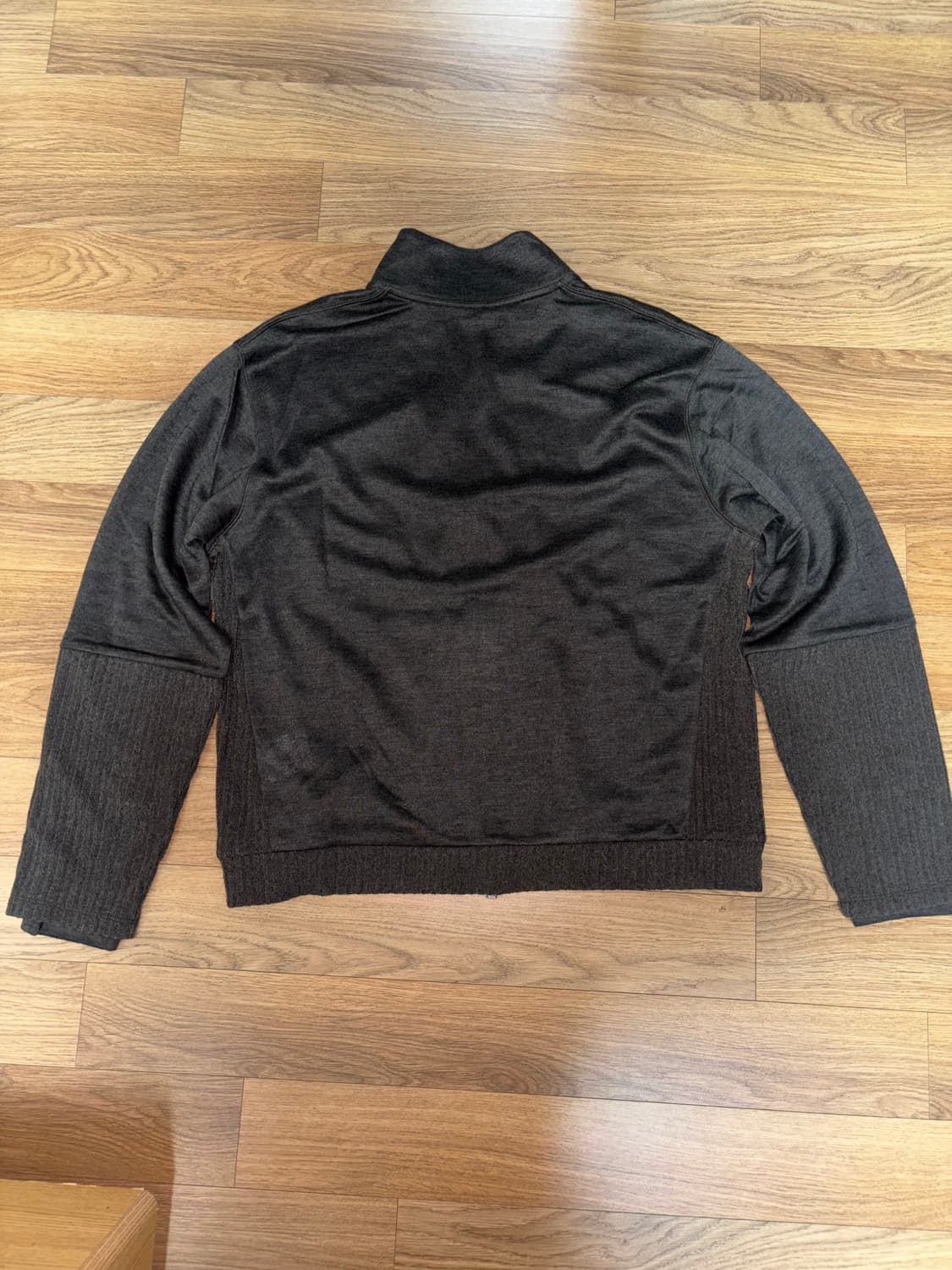 해칭룸 더블 슬리브 트랙 가디건 다크 카키 (5-XL) 상품이미지5