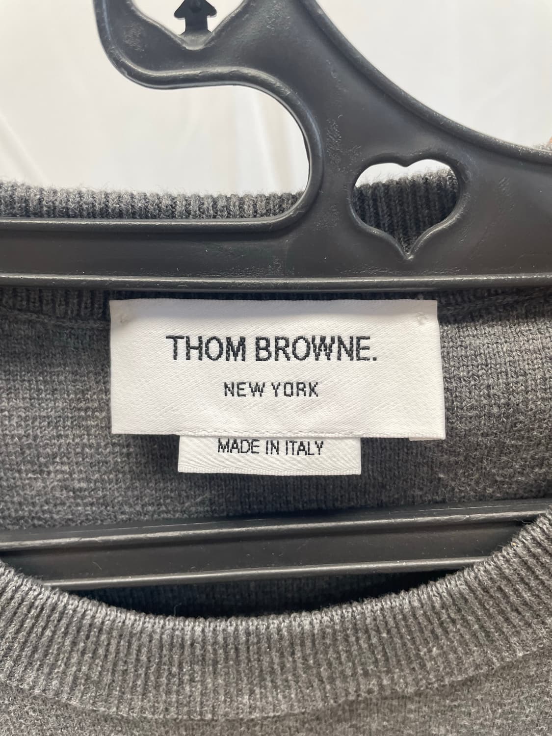 [N/신형] 톰브라운 밀라노 스티치 니트 그레이 [5] 상품이미지5