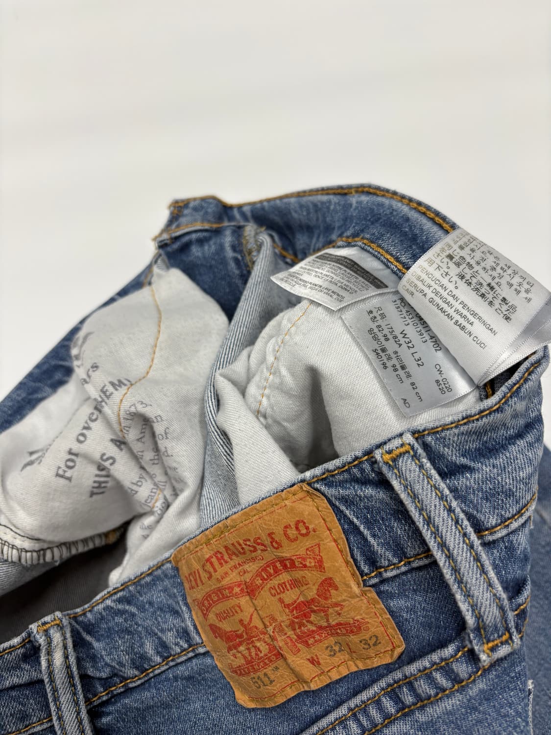 Levis 리바이스 511 데님 팬츠 청바지 상품이미지5