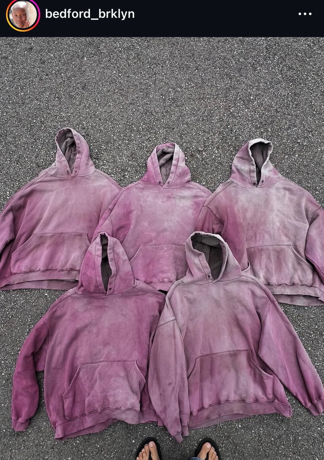 BEDFORD uneven sunfade hoodie 테스트팩 상품이미지1