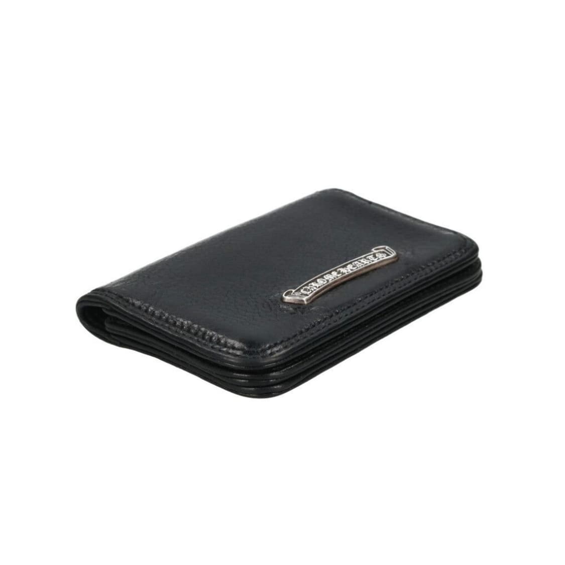 [ONE SIZE] 크롬하츠 실버 스크롤 라벨 카드지갑 블랙 상품이미지9