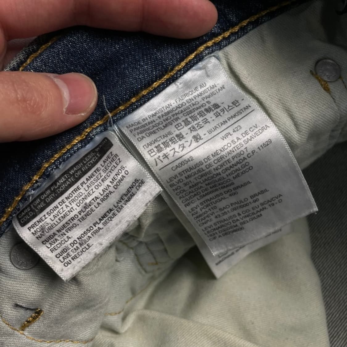 34 리바이스 502 청바지 상품이미지2