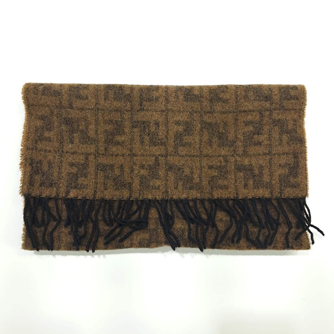 MX180 펜디 FF 모노그램 브라운 울 목도리 머플러 상품이미지6
