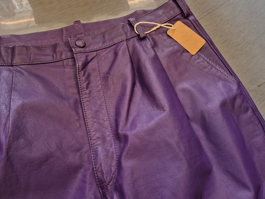 90s sheepskin leather pants 상품이미지5