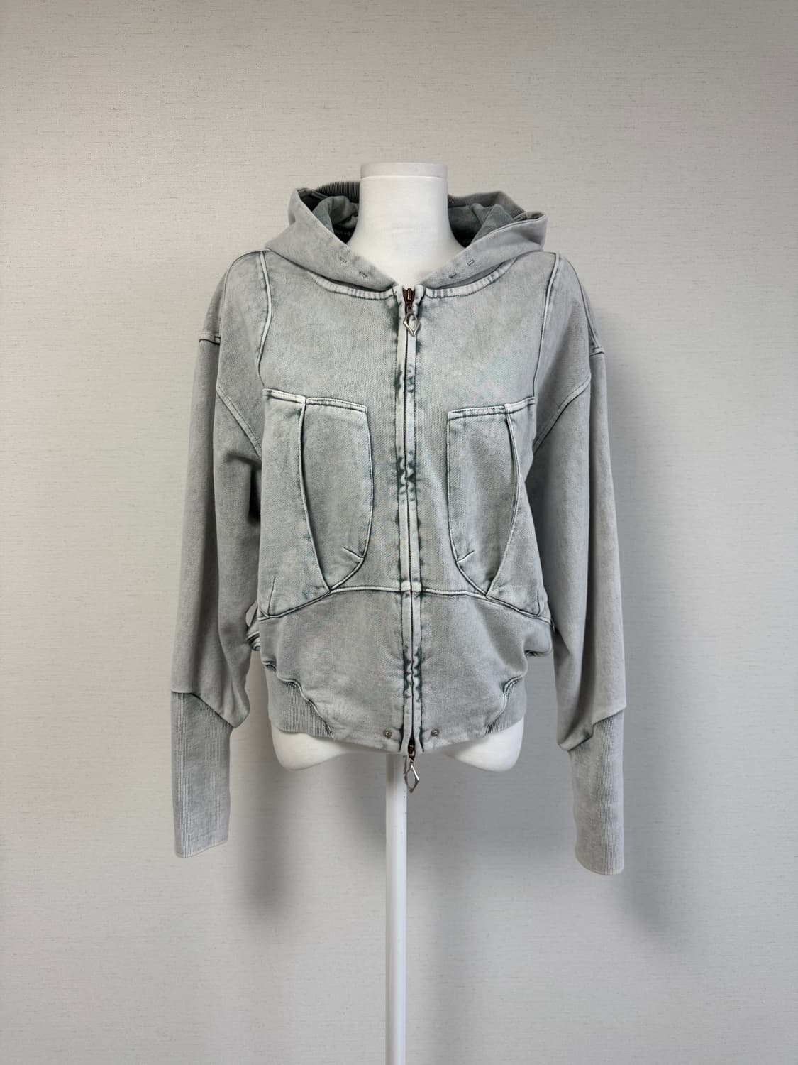 미스치프) 빅 포켓 후디 후드 집업 상품이미지2