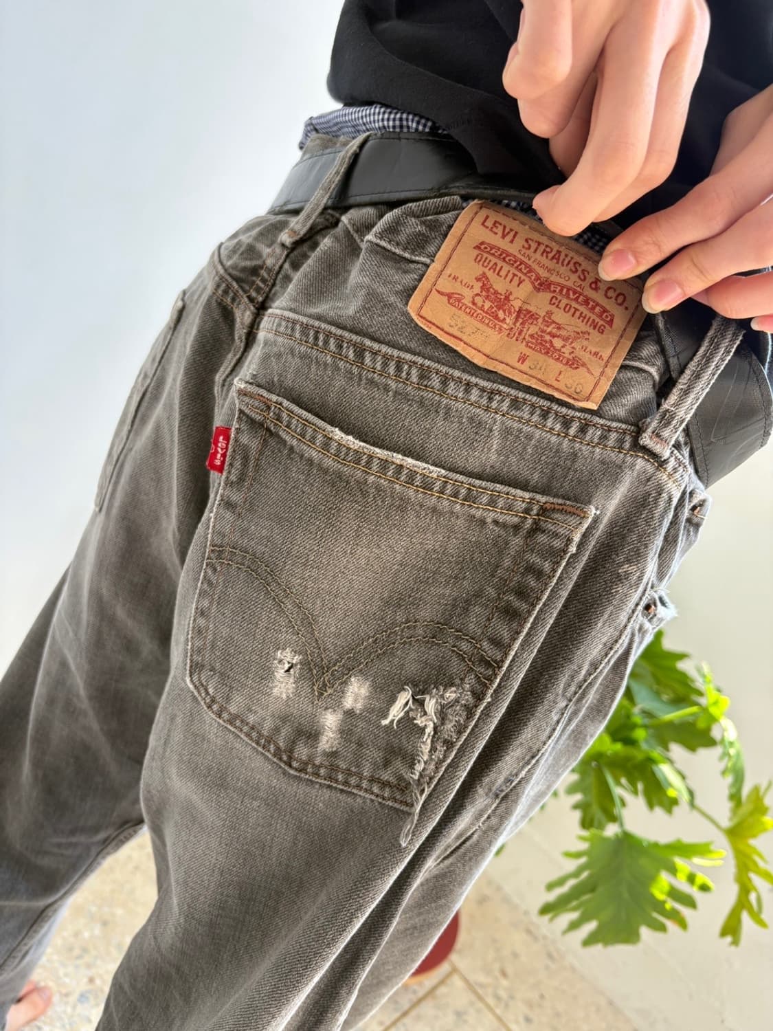 00's 리바이스 527 흑청  상품이미지4