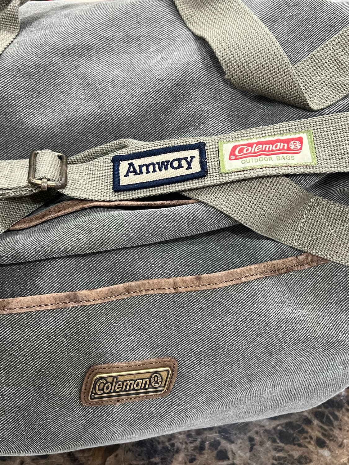 콜맨 빈티지 숄더백 상품이미지3